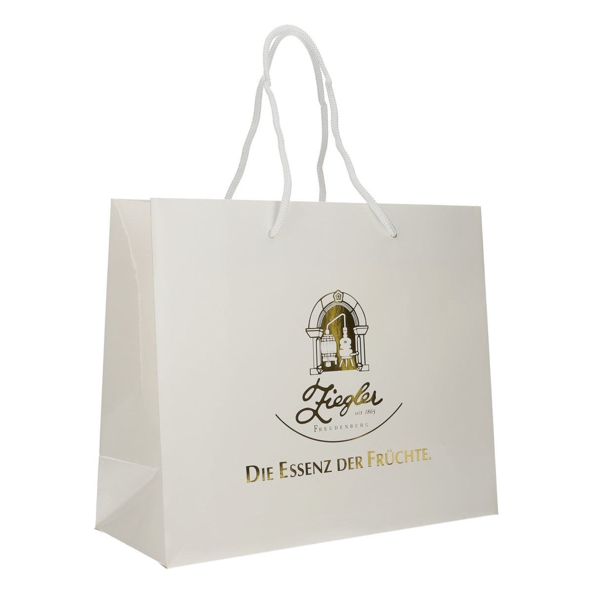 Sac cadeau Ziegler, sac de transport blanc pour schnaps – Sac cadeau haut de gamme – Vue 2