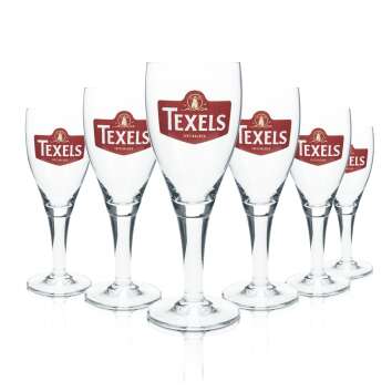 6x Texels Verre 0,3l Bière Tulipe Coupe Verres...