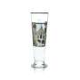 Verre à bière Paulaner 0,4 l, forme tulipe, bord doré, verres gastronomiques, brasserie bavaroise
