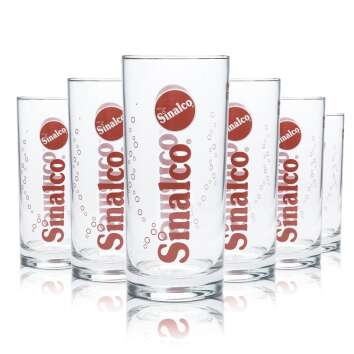 12x Sinalco verre 0,4l gobelet soft drink Limo Cola Mix...