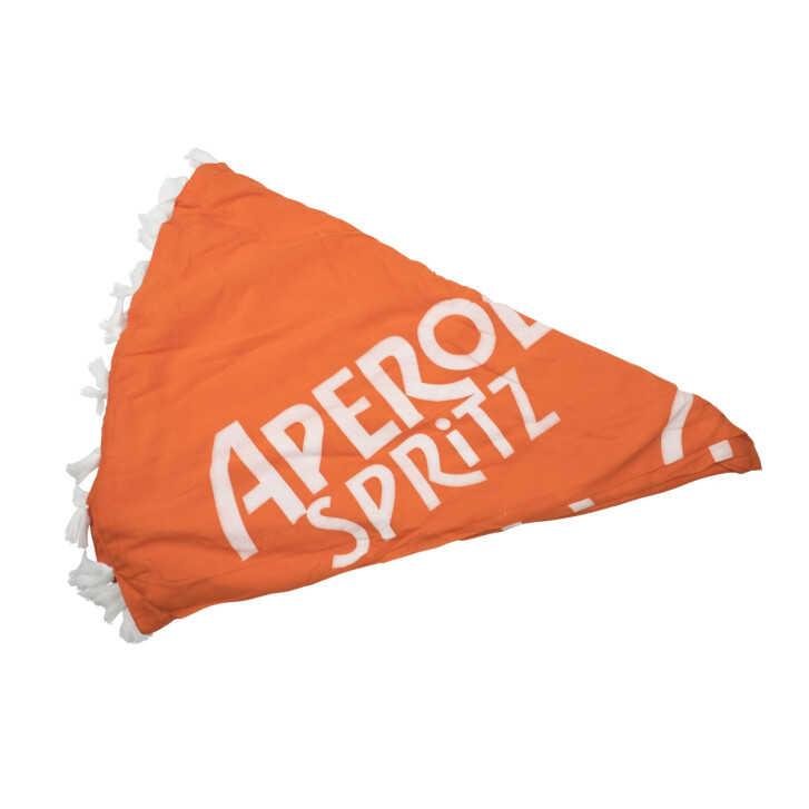Couverture Aperol Spritz ronde Ø135cm plage lac pique-nique jardin parc couverture