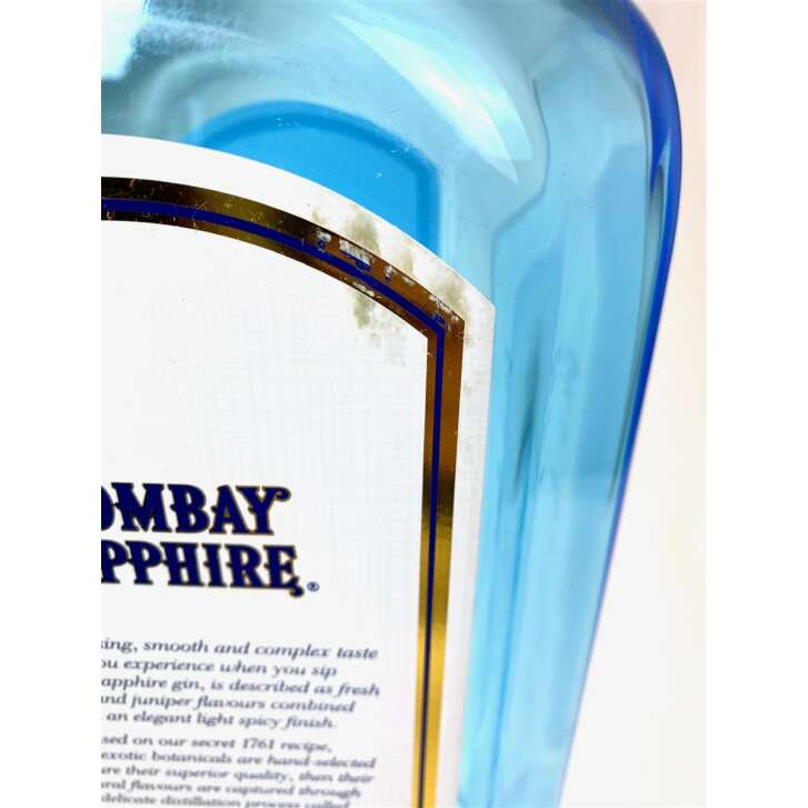 1 bouteille de gin Bombay Sapphire 6 l en plastique bleu
