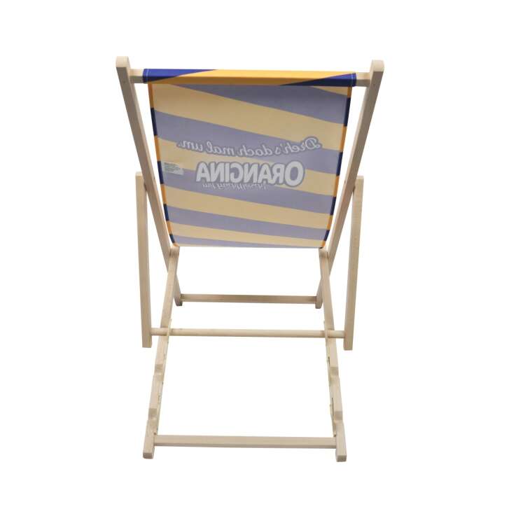 Orangina Chaise longue Lounge Meuble Deckchair Pliable Camping Plage Jardin Beach