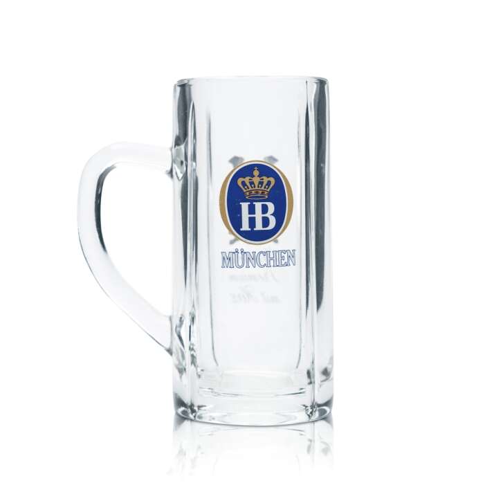 HB Munich Verre 0,3l Chope de bière Humpen Seidel Motif Verres de collection Brasserie Bavière
