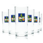 6x Bluna Verre 0,2 l Gobelet Calibré Gastro Verres à soda Cola