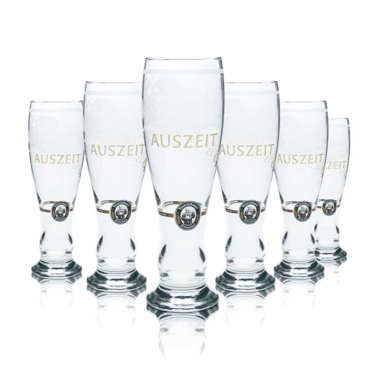 6x Franziskaner Weißbier verre 0,5l levure verres de blé Gastro collectionneur brasserie