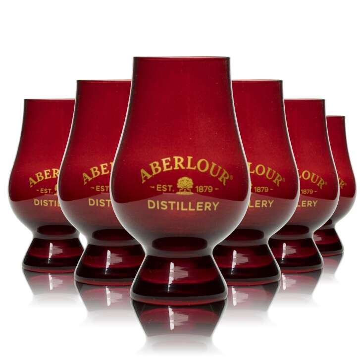 6x Aberlour Distillery Verre à whisky Glencairn 0,15l Verres à dégustation Tumbler