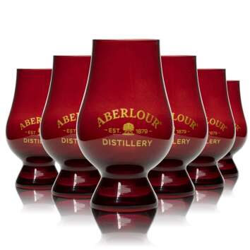 6x Aberlour Distillery Verre à whisky Glencairn...
