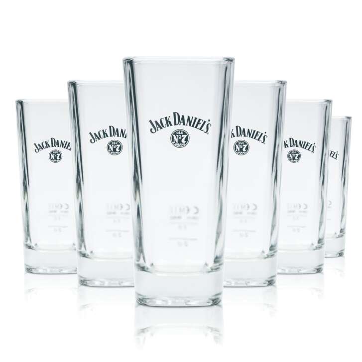 6x Jack Daniels verre à whisky 0,35l Longdrink Cocktail Tumbler verres Gastro Bar
