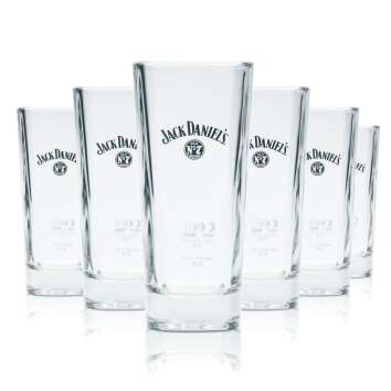 6x Jack Daniels verre à whisky 0,35l Longdrink...