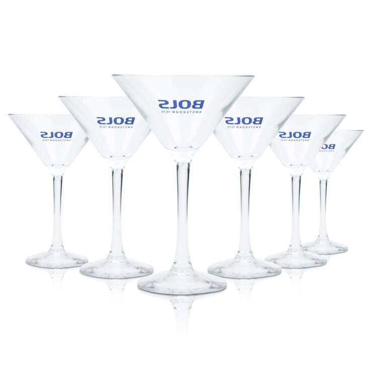 6x Bols Verre 0,21l Cocktail Martini Coupe Verres à long drink Apéritif Bar