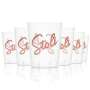 50x Stolichnaya verre à shot en plastique 4cl court Stamper gobelet réutilisable Gastro