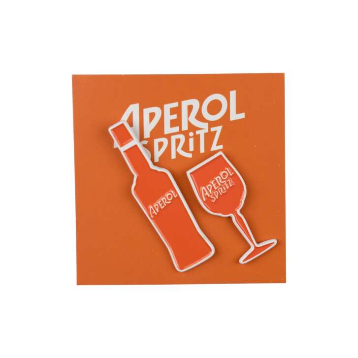 Aperol Spritz Pin Badges 1x bouteille 1x verre Iconic Accessoir Schmuck