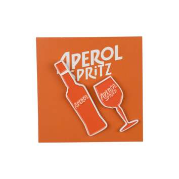 Aperol Spritz Pin Badges 1x bouteille 1x verre Iconic...
