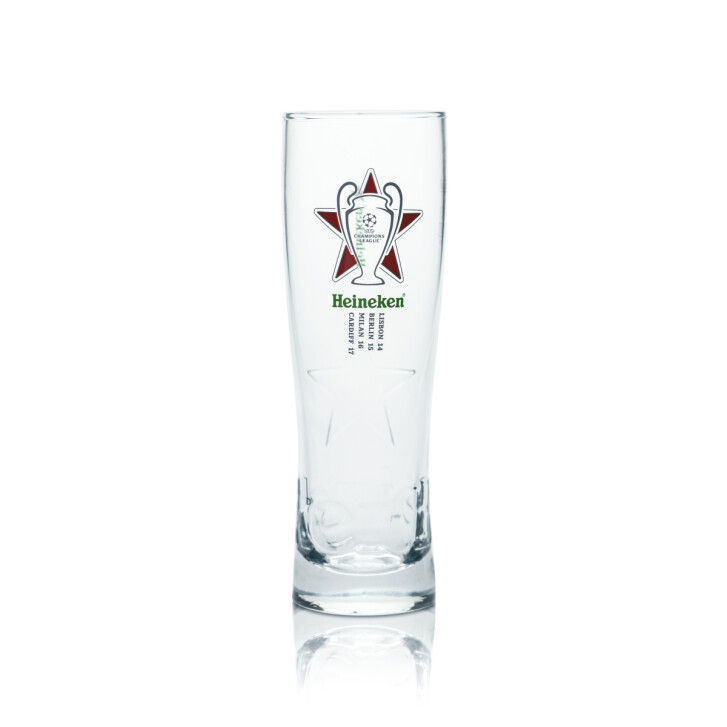 Verre Heineken Pokal 0,25 l, verres profilés, édition collector Champions League, bière