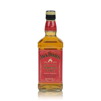 1x Jack Daniels Whiskey pleine bouteille Fire 0,7l