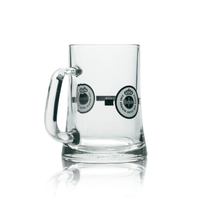 6 verres Warsteiner 0,3 l, verres à bière « Freundschafts Krug », brasserie, gastronomie, calibrés