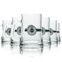 6 verres Warsteiner 0,3 l, verres à bière « Freundschafts Krug », brasserie, gastronomie, calibrés