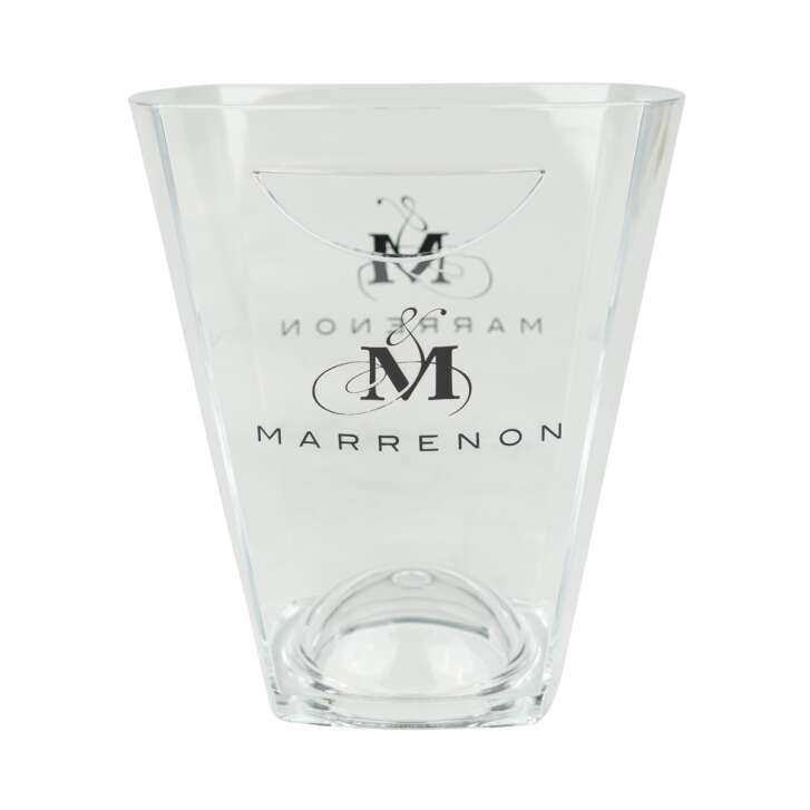 Marrenon Refroidisseur de bouteilles Boissons Bac à glaçons Récipient à glaçons Refroidisseur à vin