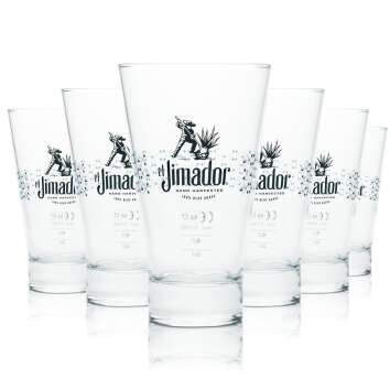 6x El Jimador verre 0,35l long drink cocktail...