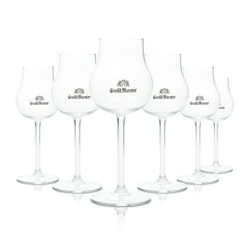 6x Grand Marnier Glas 0,25l Cognac Schwenker Gläser...