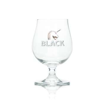 Black Bier Glas 0,25l Pokal Schwenker Tulpe Gläser...