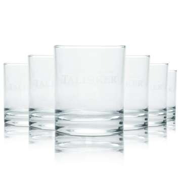 6x Talisker Whisky Glas 0,25l Tumbler Becher Gläser...