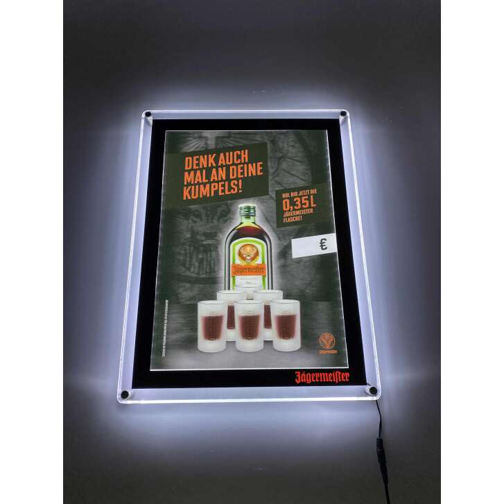 1x panneau LED Jägermeister Liqueur avec panneau publicitaire
