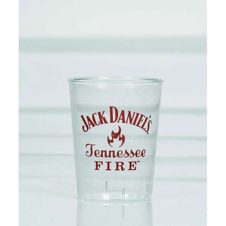 50x Jack Daniels Whiskey gobelets jetables Shot Fire