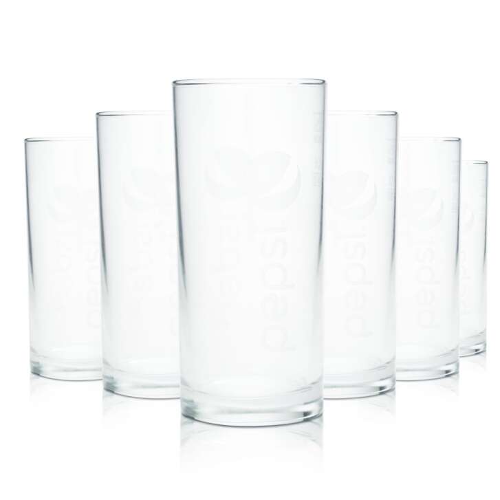 6 verres Pepsi 0,25 l Verres à boissons gazeuses Verres Willibecher Verres à limonade, cola, eau