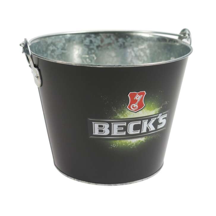 Seau en métal Becks Seau en métal Seau à glace Glaçons Boissons Bouteilles Servir