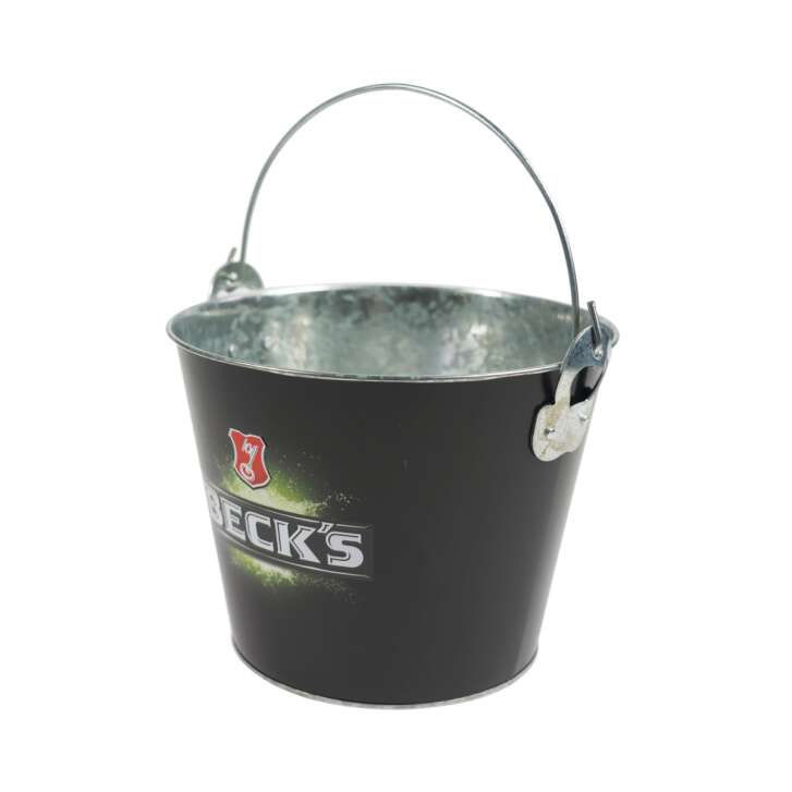 Seau en métal Becks Seau en métal Seau à glace Glaçons Boissons Bouteilles Servir
