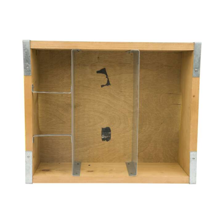 Havana Rum Barcaddy XL Boîte à rhum en bois Organizer Bar Box Caisse Refroidisseur Présentoir jaune