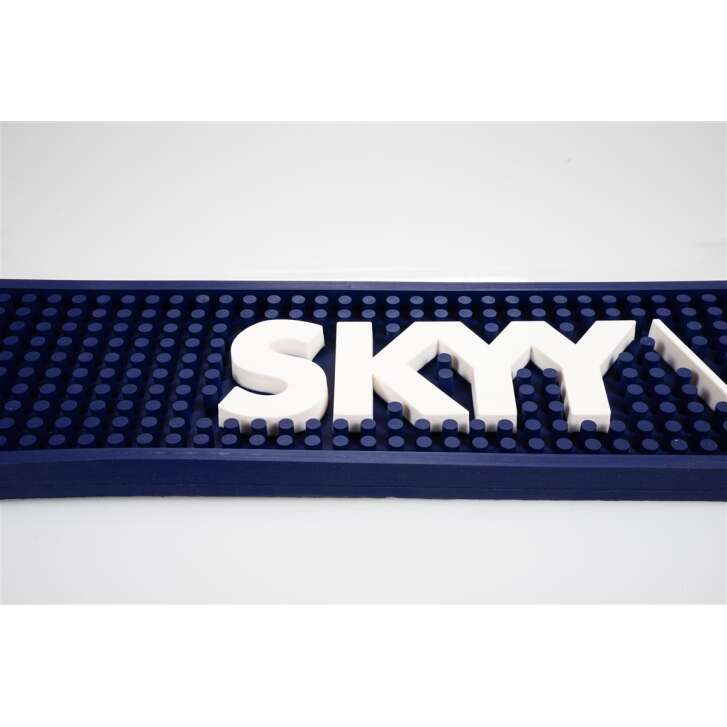 1x Skyy Vodka Tapis de bar bleu 59 x 10 x 2