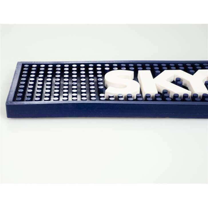1x Skyy Vodka Tapis de bar bleu 59 x 10 x 2