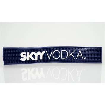 1x Skyy Vodka tapis de bar bleu 59 x 10 x 2