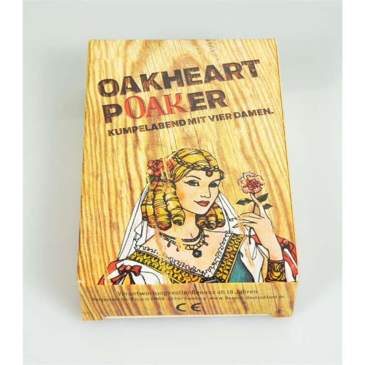 1 jeu de cartes Bacardi Rum Oakheart