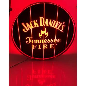 1x Jack Daniels Whiskey LED panneau Fire rouge optique...