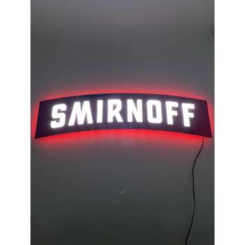1x Smirnoff Vodka enseigne lumineuse oblongue 70 x 15