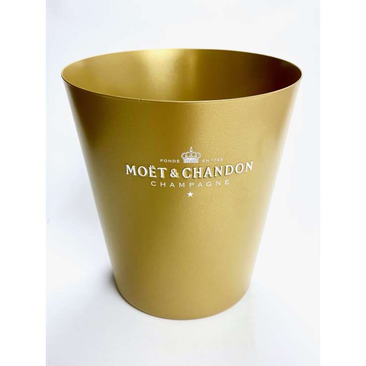 1x Moet Chandon Seau à Champagne Métal Or Single