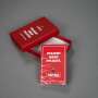 1x jeu de cartes Astra Bier Pflicht oder Pflicht rouge