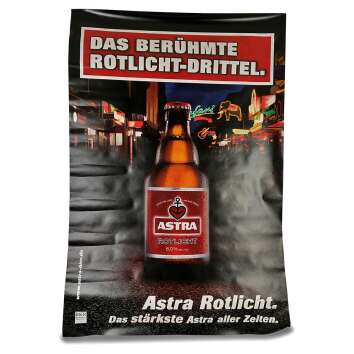 1x Astra Bière Panneau publicitaire CLP Poster Red...