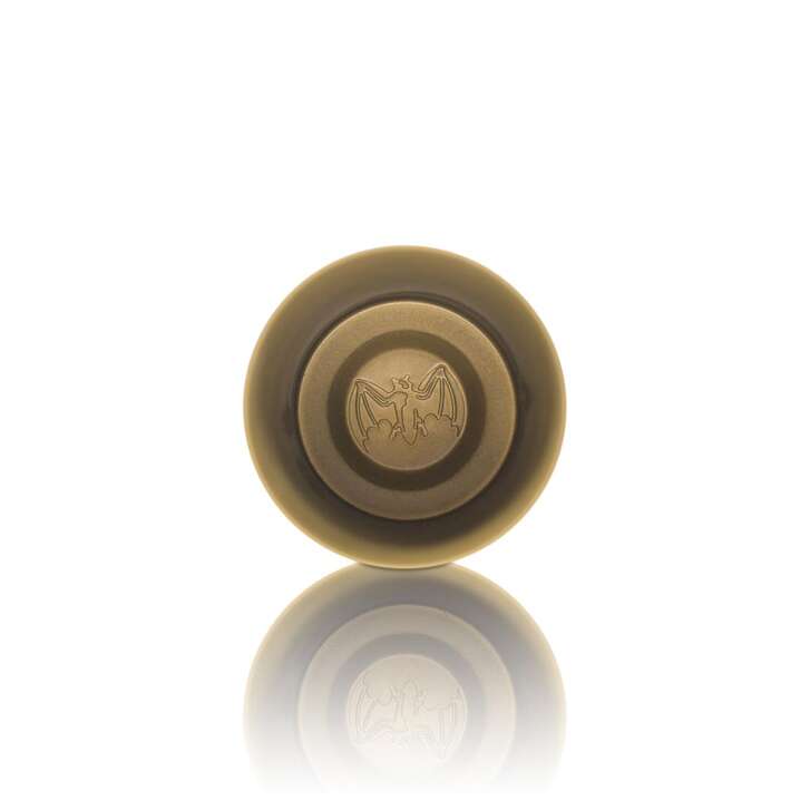 6 gobelets en métal Bacardi Rum Cuba Libre dorés