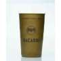 6x Bacardi Rum Gobelet en métal Cuba Libre or