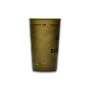 6 gobelets en métal Bacardi Rum Cuba Libre dorés