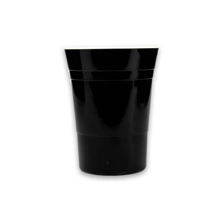 6 gobelets à rhum Bacardi Oakheart en plastique rigide noir 330 ml