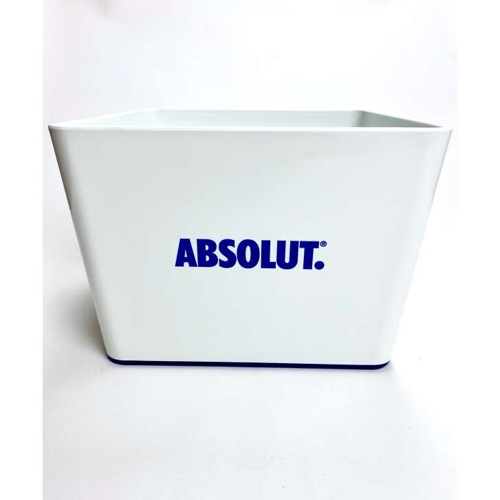 1x refroidisseur Absolut Vodka blanc sans couvercle, sans emballage dorigine