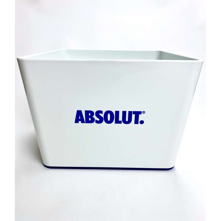 1x refroidisseur Absolut Vodka blanc sans couvercle, sans emballage dorigine