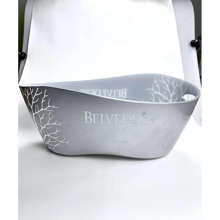 1x Belvedere Vodka refroidisseur Jeroboam argent sans LED