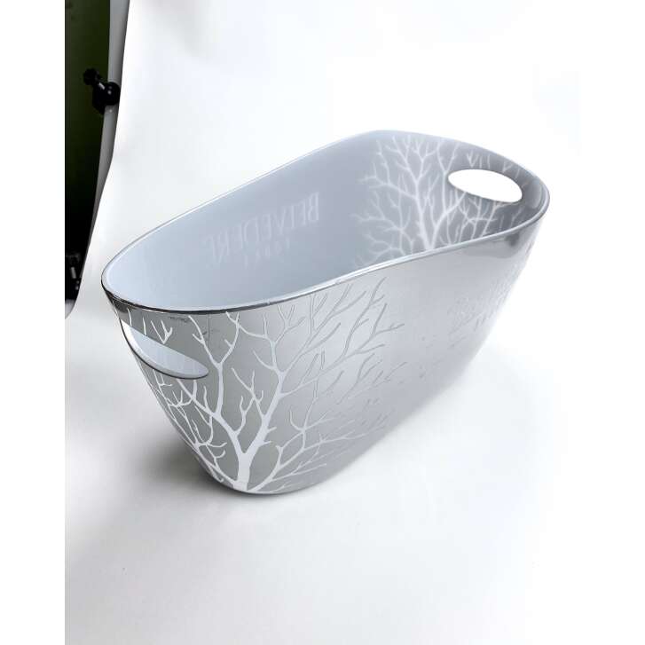 1x refroidisseur à vodka Belvedere Jeroboam argent sans LED